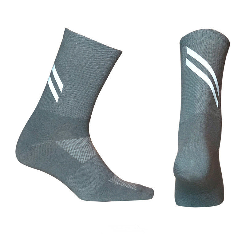 Reflective Running Fitness Moisture Wicking Cycling Socks