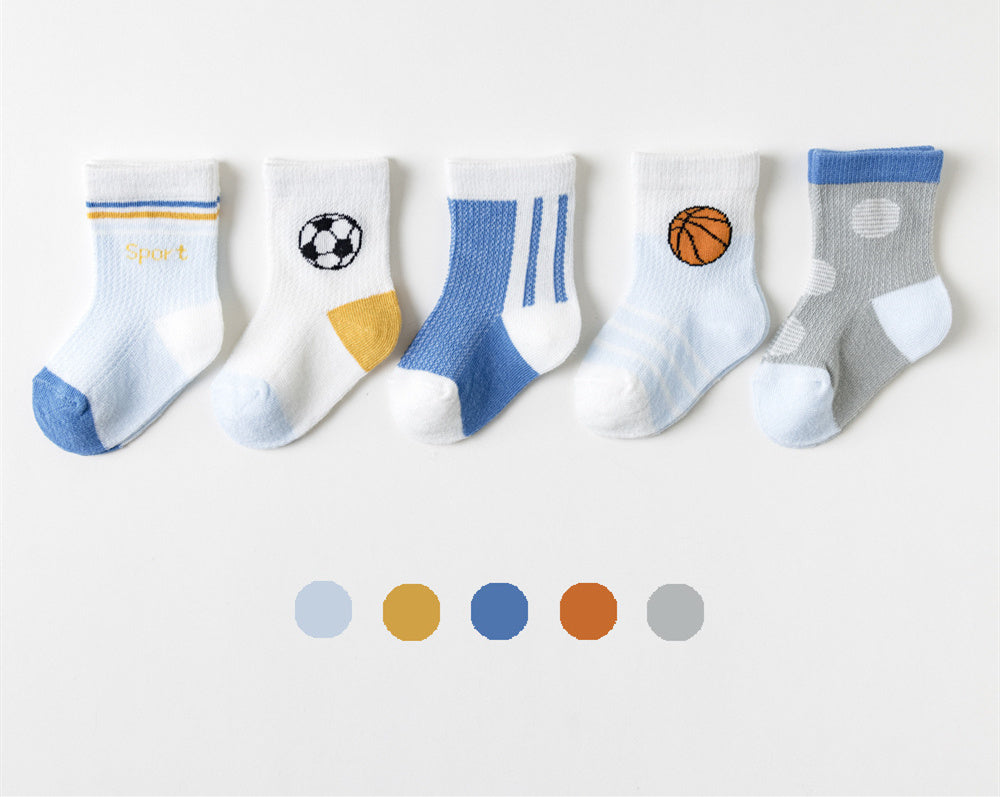 Breathable And Moisture-wicking Socks For Children Babies And Infants