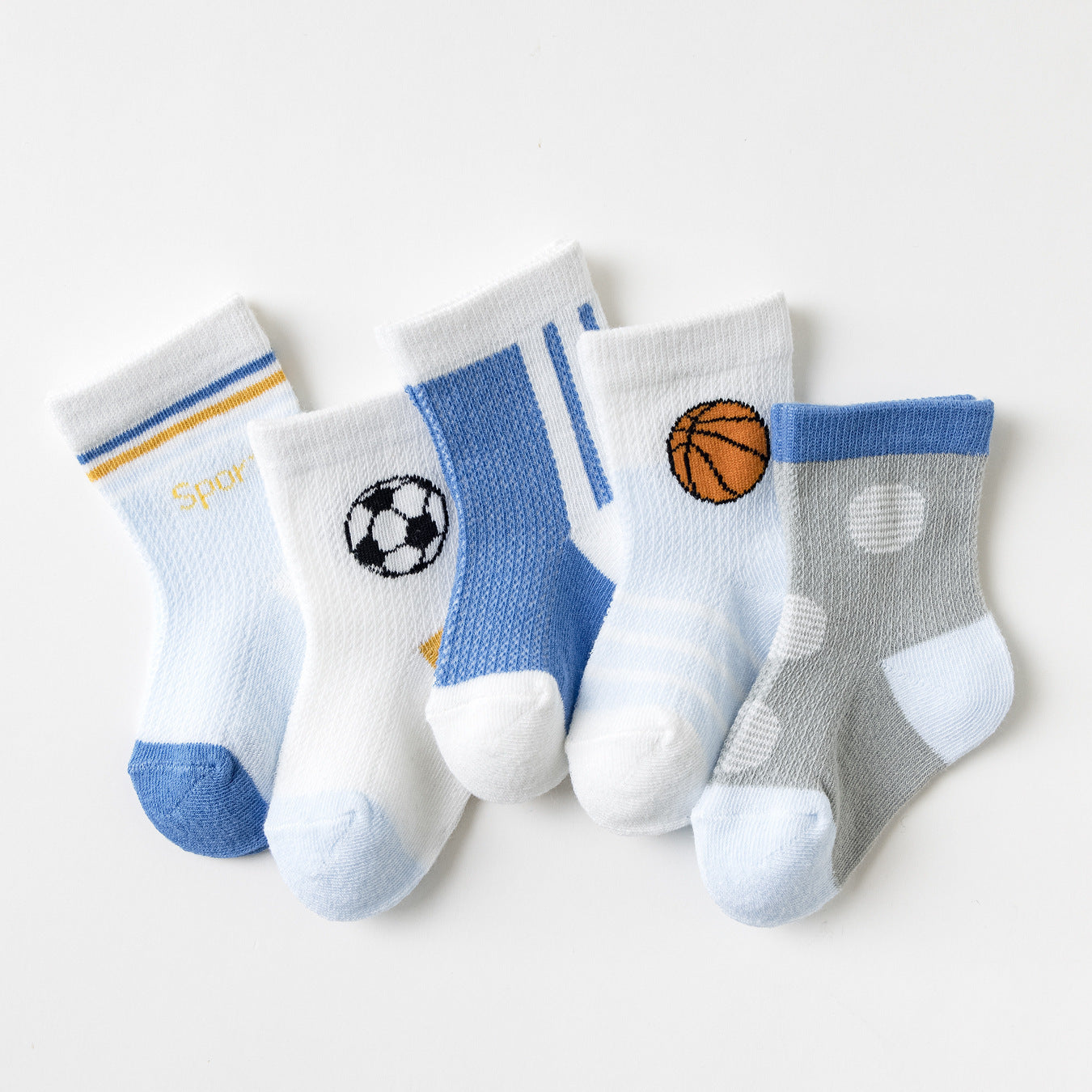 Breathable And Moisture-wicking Socks For Children Babies And Infants